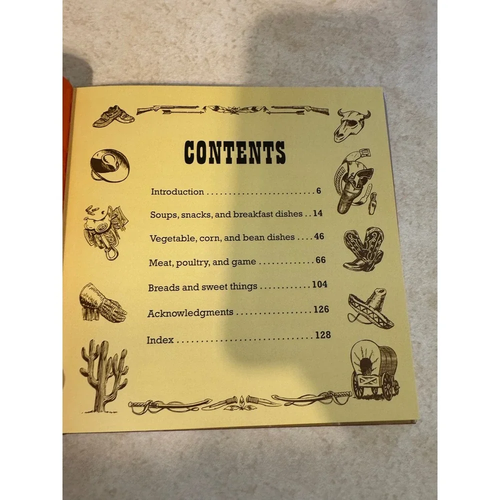 Cowboy Cookbook Tracy Hopkins Hardcover 2003 First Edition Western Recipes